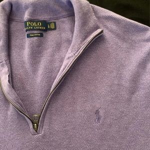 Polo sweater large
